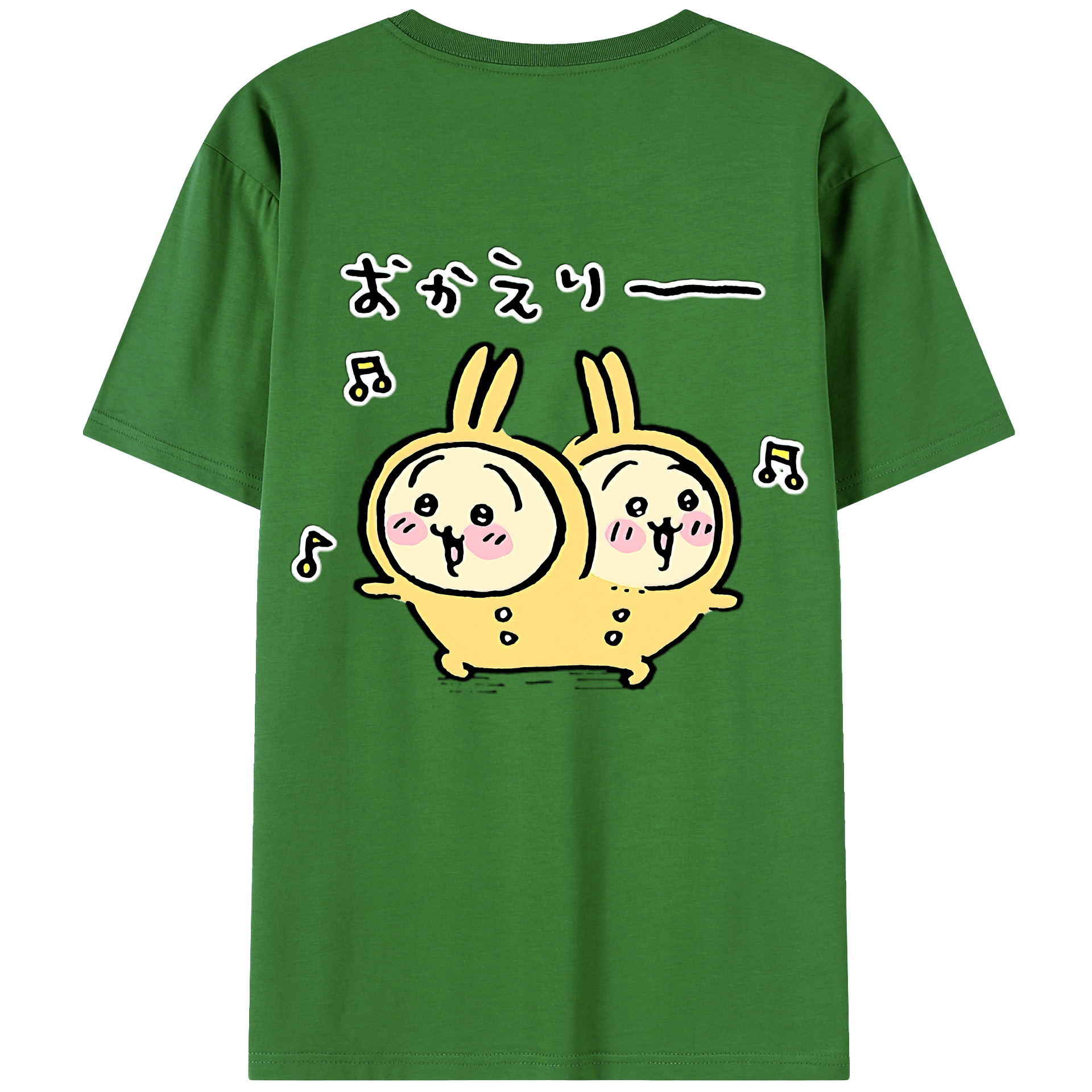 （画像用） ちいかわ うさぎ Chii-kawa usagi レディース半袖Tシャツ(バックプリント)